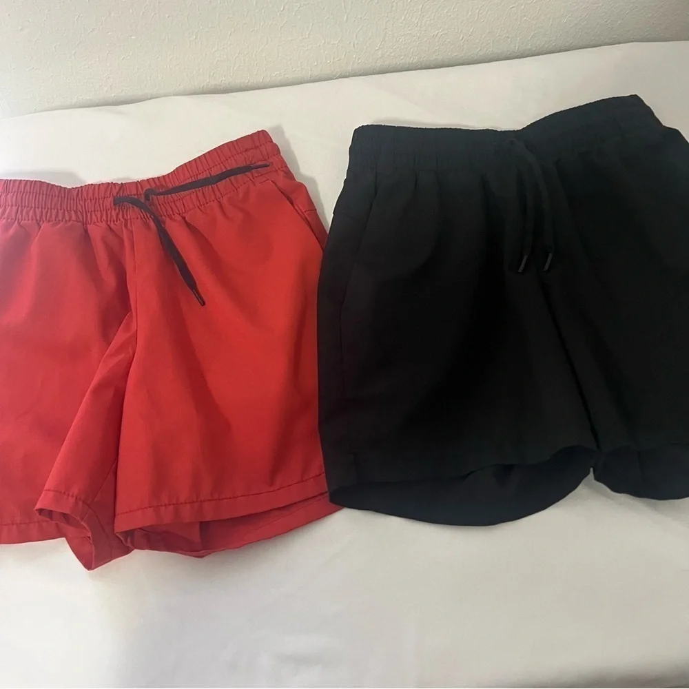 Old Navy Bundle (2) S (6-7) StretchTech Performance Jogger Shorts Quick Dry EUC